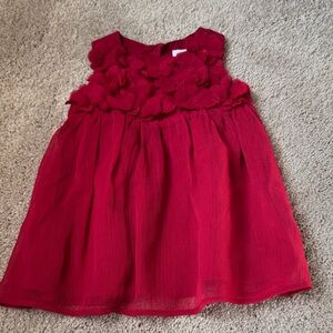 Baby GAP Kids Red Floral Dress
